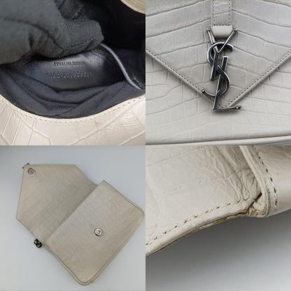 Yves Saint Laurent Yves Saint Laurent College White Leather 428101 Ars428101.091