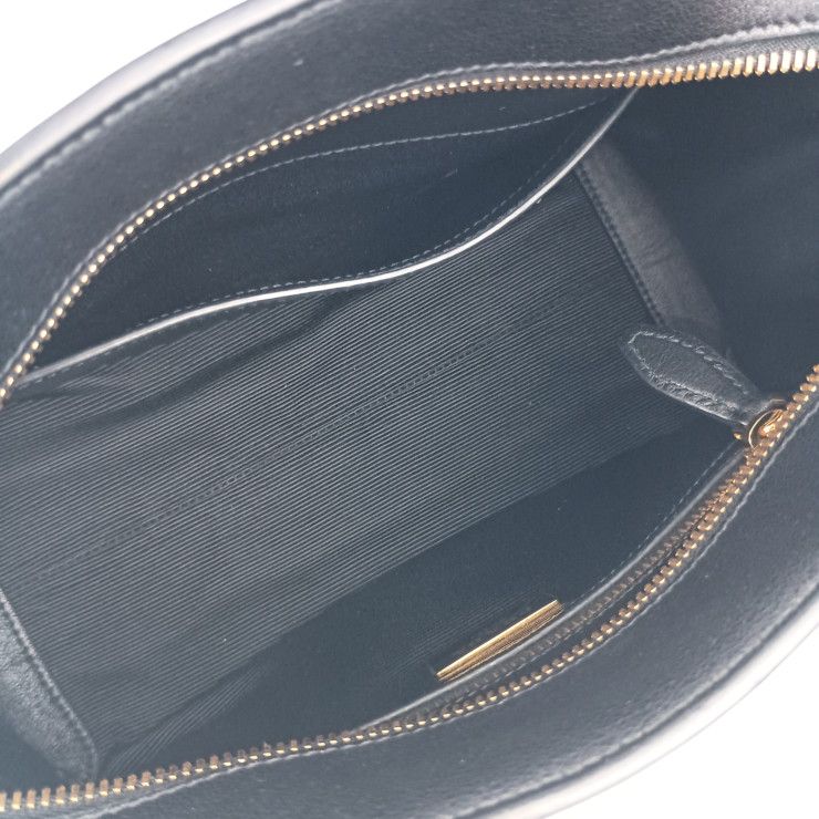 Prada Handbag 2WAY Bag 1ba164 Black Gold Hardware Calf Leather Ladies Shoulder