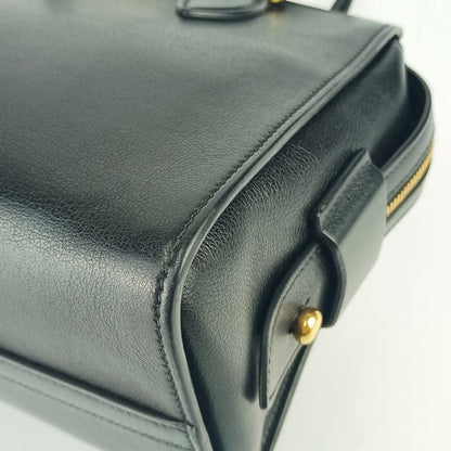 Prada Handbag 2WAY Bag 1ba164 Black Gold Hardware Calf Leather Ladies Shoulder