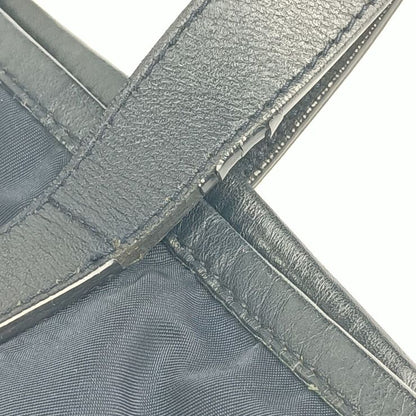 Prada Tote Bag Tote Bag Br4371 Navy Nylon Leather Unisex Shoulder Bag Triangle