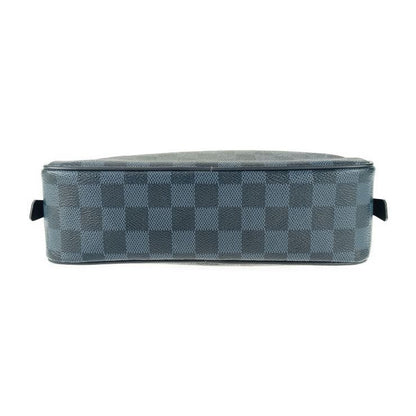 Louis Vuitton Second Bag Trousse Toilette GM N47523 Navy Silver Hardware Damier
