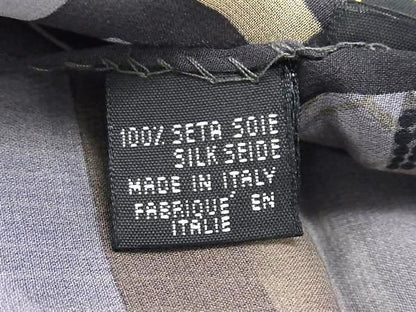 Fendi Scarf Shawl - Brownish And Multicolored 100% Silk Women's Chiffon Scarf