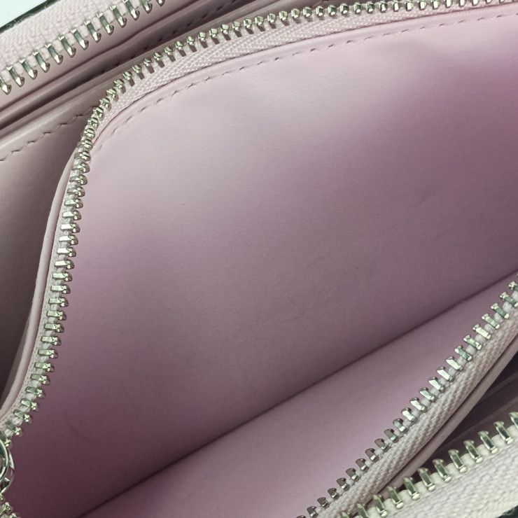Louis Vuitton Long Wallet Zippy Wallet M81426 Guimove Pink Silver Hardware