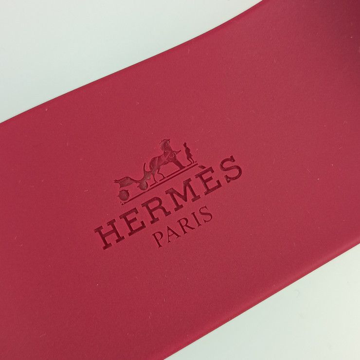 New Old Unused Display Hermes Sandals Aloha Chaine D'ancre - Bordeaux Rubber