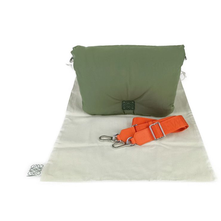 Loewe Shoulder Bag Crossbody Bag GOYA Puffer Goya Puffer B896g22 Khaki Orange