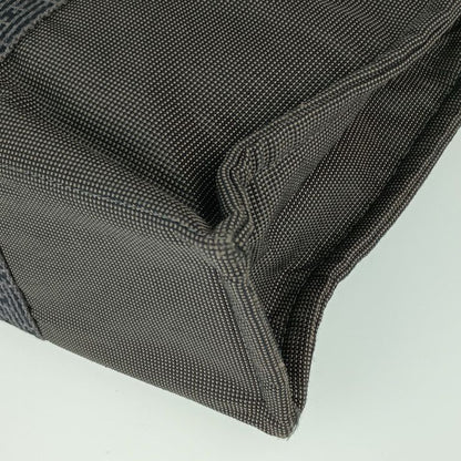 Hermes Tote Her Line Tote MM - Grey Silver Hardware Canvas Unisex Handbag