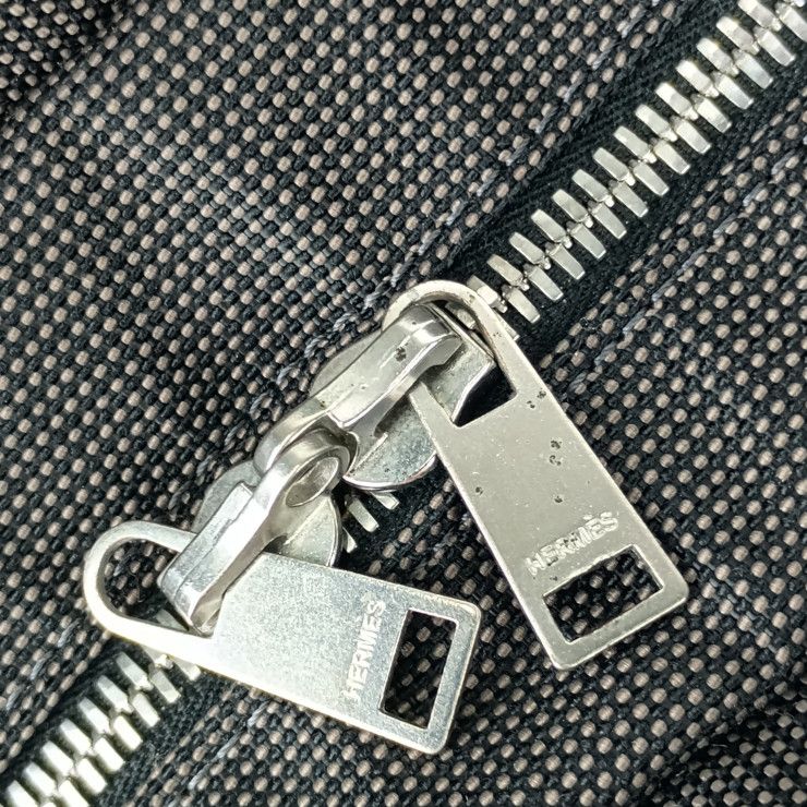 Hermes Tote Her Line Tote MM - Grey Silver Hardware Canvas Unisex Handbag