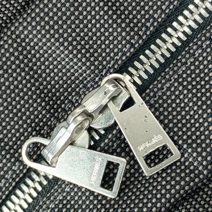 Hermes Tote Her Line Tote MM - Grey Silver Hardware Canvas Unisex Handbag