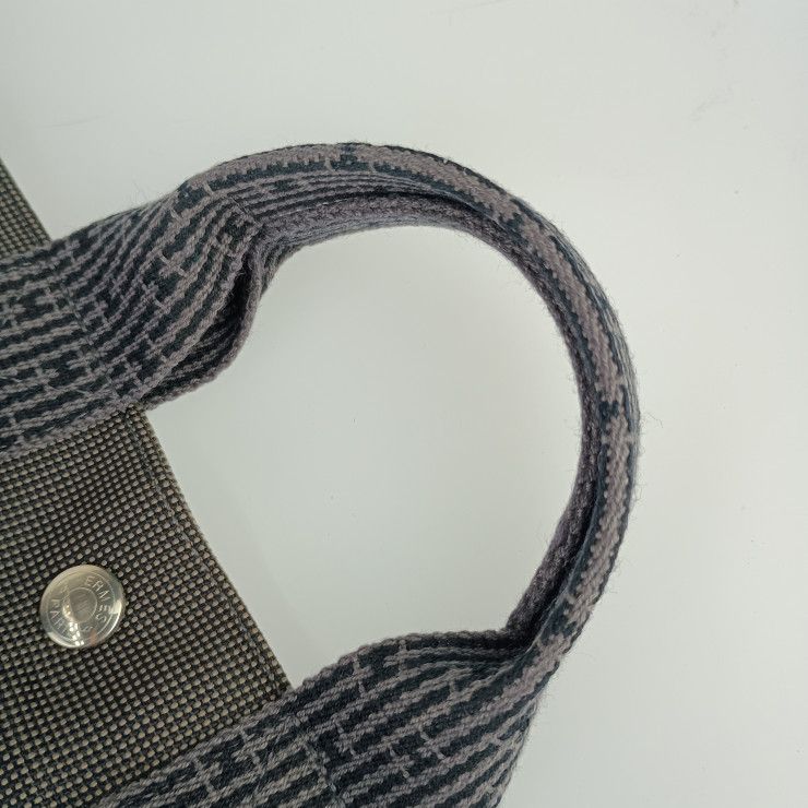Hermes Tote Her Line Tote PM - Grey Silver Hardware Canvas Unisex Handbag