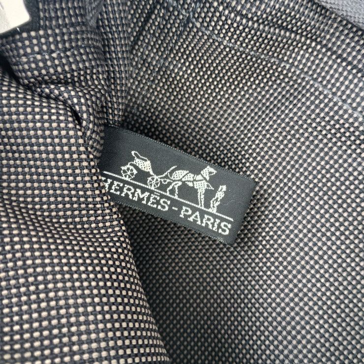 Hermes Tote Her Line Tote PM - Grey Silver Hardware Canvas Unisex Handbag