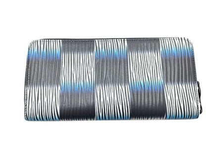 Louis Vuitton Long Wallet Zippy Wallet Vertical M82820 Navy Blue White Black