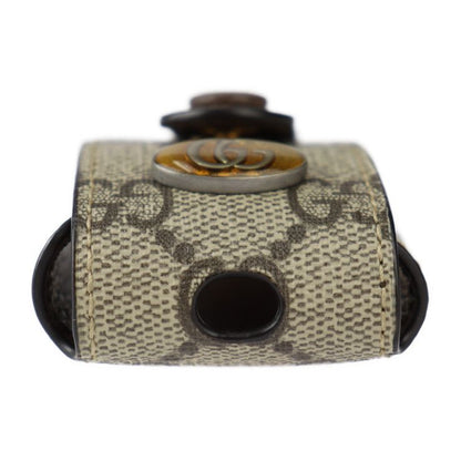 Gucci Airpods Case Other Accessories 596720 GG Supreme Canvas Beige Brown Gold