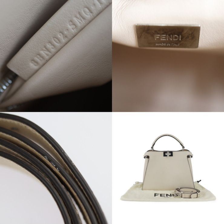 Fendi Peekaboo Essentially Peekaboo Essentially Handbag 8bn302 Calf Leather