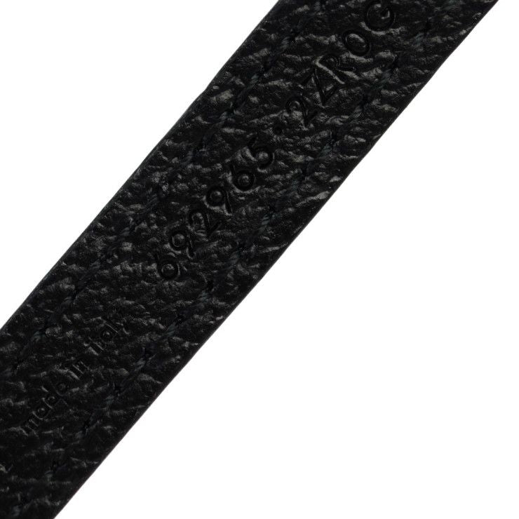 Gucci Dog Harness Other Sundries 692965 Leather Black Gold Hardware Dog Pet