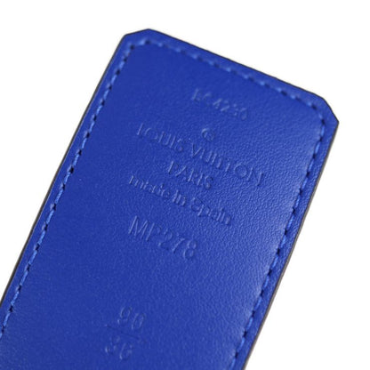 Louis Vuitton NBA Belt Mp278 Monogram Canvas Leather Brown Blue Red Virgil