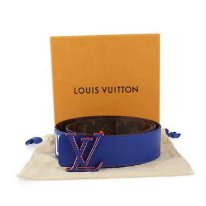 Louis Vuitton NBA Belt Mp278 Monogram Canvas Leather Brown Blue Red Virgil