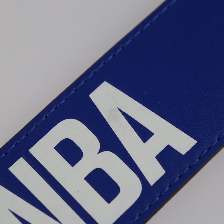 Louis Vuitton NBA Belt Mp278 Monogram Canvas Leather Brown Blue Red Virgil