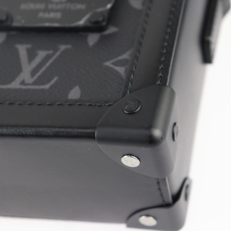 Louis Vuitton Vertical Trunk Wearable Wallet Shoulder Bag M82077 PVC Leather