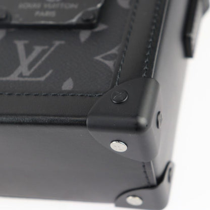 Louis Vuitton Vertical Trunk Wearable Wallet Shoulder Bag M82077 PVC Leather