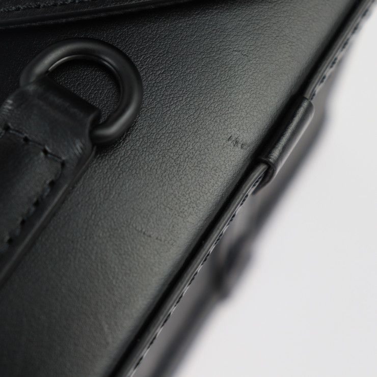 Louis Vuitton Vertical Trunk Wearable Wallet Shoulder Bag M82077 PVC Leather