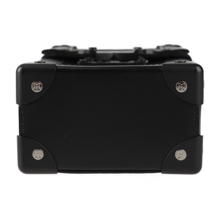 Louis Vuitton Vertical Trunk Wearable Wallet Shoulder Bag M82077 PVC Leather