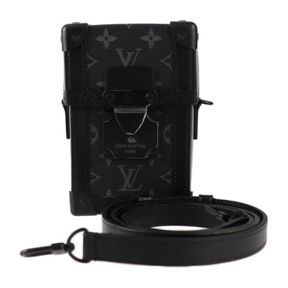 Louis Vuitton Vertical Trunk Wearable Wallet Shoulder Bag M82077 PVC Leather
