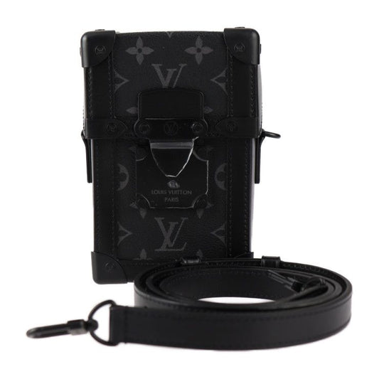 Louis Vuitton Vertical Trunk Wearable Wallet Shoulder Bag M82077 PVC Leather