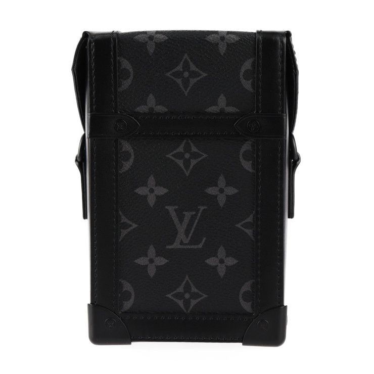 Louis Vuitton Vertical Trunk Wearable Wallet Shoulder Bag M82077 PVC Leather