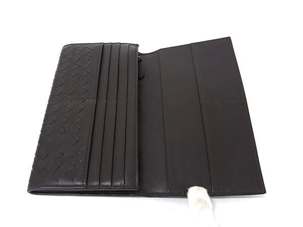 Bottega Veneta Wallet Intrecciato Long Wallet 156819 Brown Leather Unisex