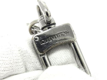 Louis Vuitton Key Holder Monogram Eclipse Porte Cles Dragonne M61950 Black Gray