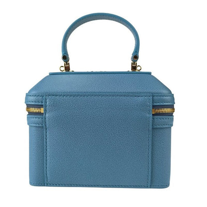 Bvlgari Bulgari Handbag Serpenti Vanity Bag - Blue Leather Ladies 2WAY Shoulder