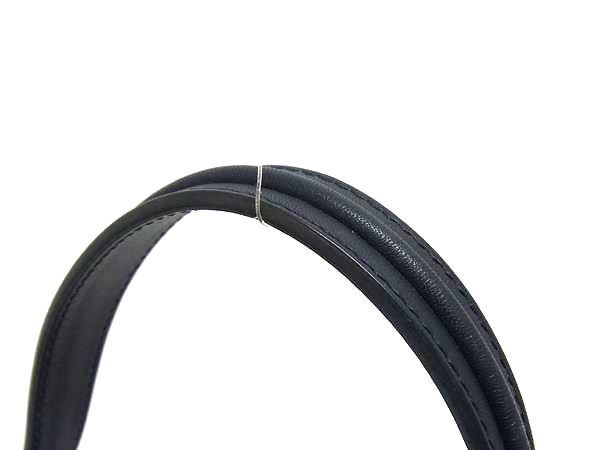 Versace Handbag Medusa - Navy Leather Women's 2WAY Gold Hardware