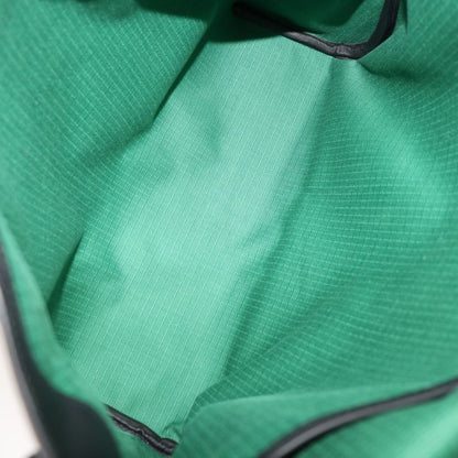 Hermes Messenger All Back Shoulder Bag - Toile Bivouac X Worthift Green Black