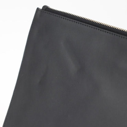 Fendi Pouch Second Bag 7n0078 Leather Black Multicolor Silver Hardware Clutch