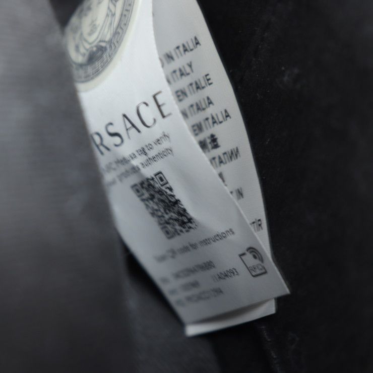 Versace Shoulder Bag 1005969 Leather Magenta Pink Gold Hardware Virtus Chain