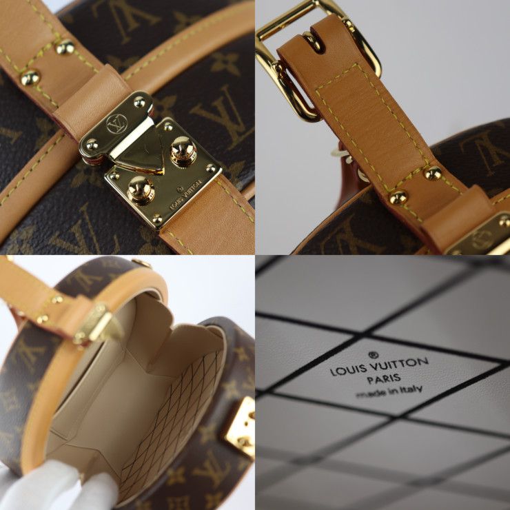 Louis Vuitton Petite Boite Chapeau Shoulder Bag M43514 Monogram Canvas Leather
