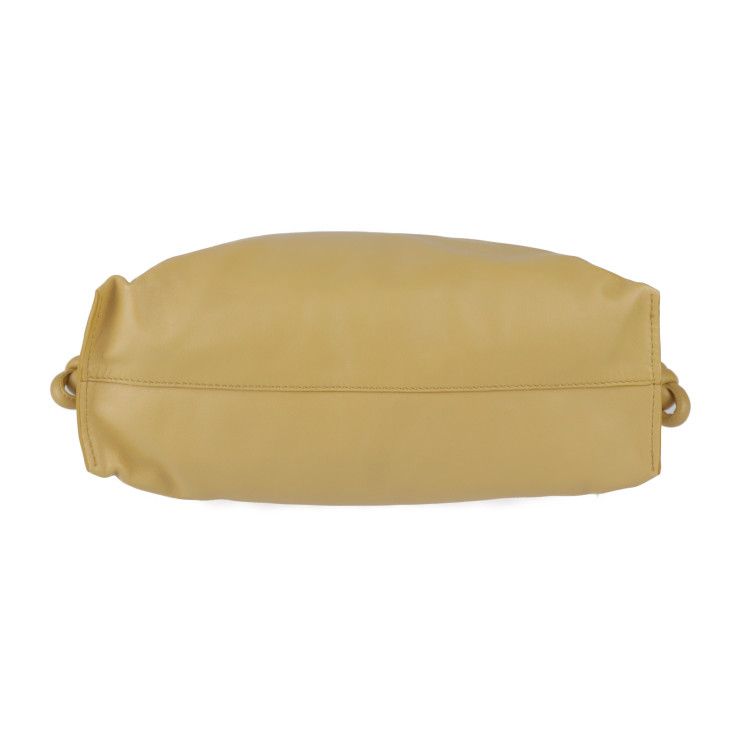 Loewe Flamenco Clutch Puffer Shoulder Bag A411fc1x67 Calfskin Leather Camel