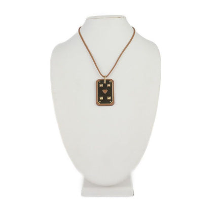 Hermes As De Coeur GM Necklace - Vorsluft GOLD Brownish Gold Hardware Pendant