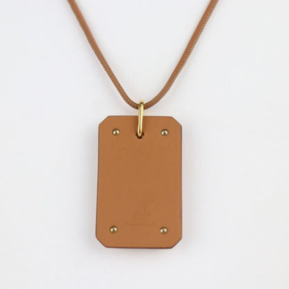 Hermes As De Coeur GM Necklace - Vorsluft GOLD Brownish Gold Hardware Pendant