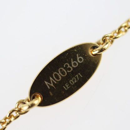 Louis Vuitton Collier Glory V Necklace M00366 Metal Rhinestone Gold Silver Viton