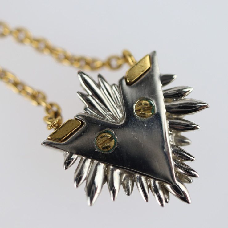 Louis Vuitton Collier Glory V Necklace M00366 Metal Rhinestone Gold Silver Viton