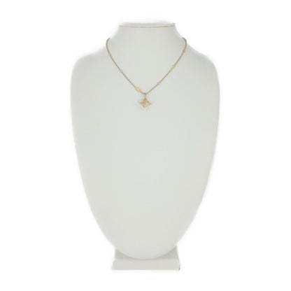 Louis Vuitton Necklace Collier LV Twiggy Pointed Flower M00980 Gold Metal Women