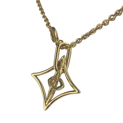 Louis Vuitton Necklace Collier LV Twiggy Pointed Flower M00980 Gold Metal Women
