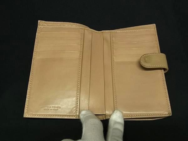 Bottega Veneta Wallet Intrecciato Fold Wallet 121060 Beige Leather Unisex
