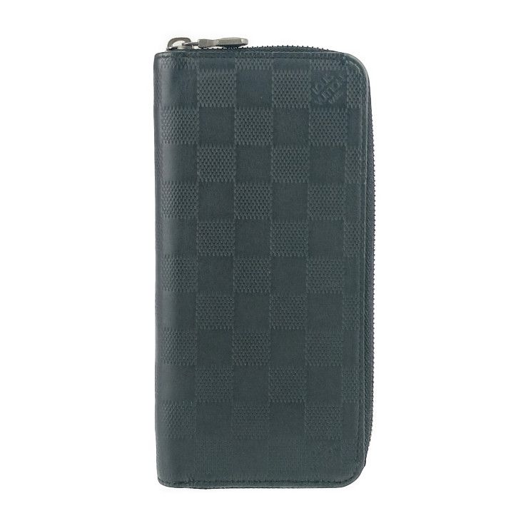 Louis Vuitton Long Wallet Damier Infini Zippy Wallet Vertical N63548 Onyx