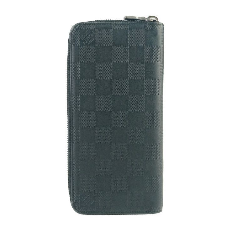 Louis Vuitton Long Wallet Damier Infini Zippy Wallet Vertical N63548 Onyx