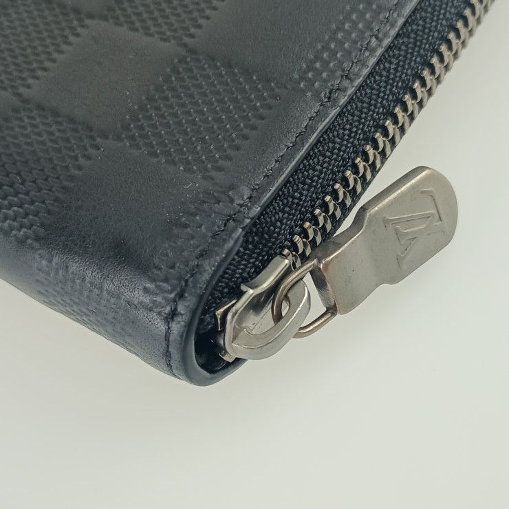 Louis Vuitton Long Wallet Damier Infini Zippy Wallet Vertical N63548 Onyx