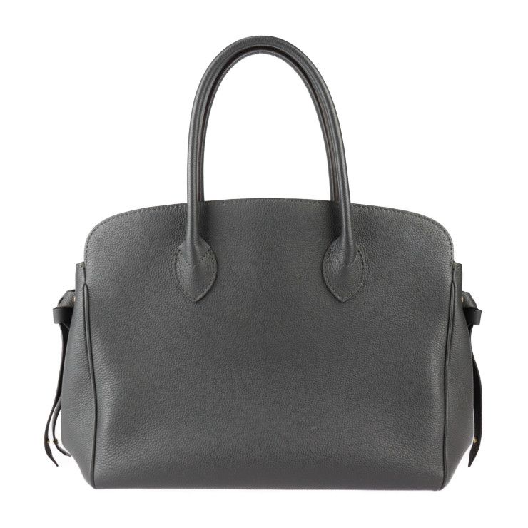 Louis Vuitton Mila MM Handbag M55317 Taurillon Leather Etan Grayish Gold