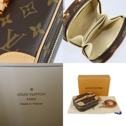Louis Vuitton Valisette Vertical Handbag M68623 Monogram Canvas Leather Brown