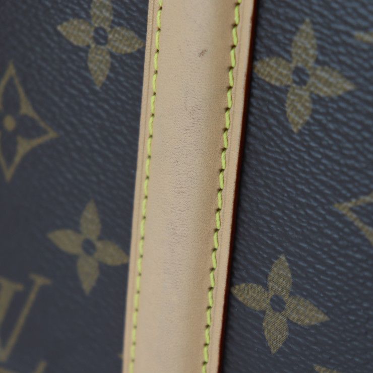 Louis Vuitton Valisette Vertical Handbag M68623 Monogram Canvas Leather Brown